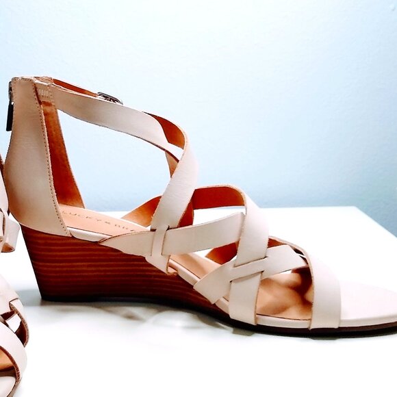 LUCKY BRAND JEWELIA WEDGE SANDAL SIZE 8 1/2 - Picture 6 of 16